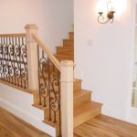wooden stairs trim